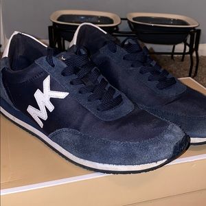Blue velvet Michael Kors shoes